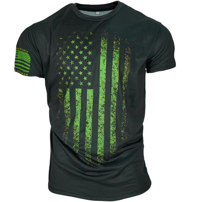 HOTMen's American Flag Shirt 4th of July Patriotic Shirt for Men…