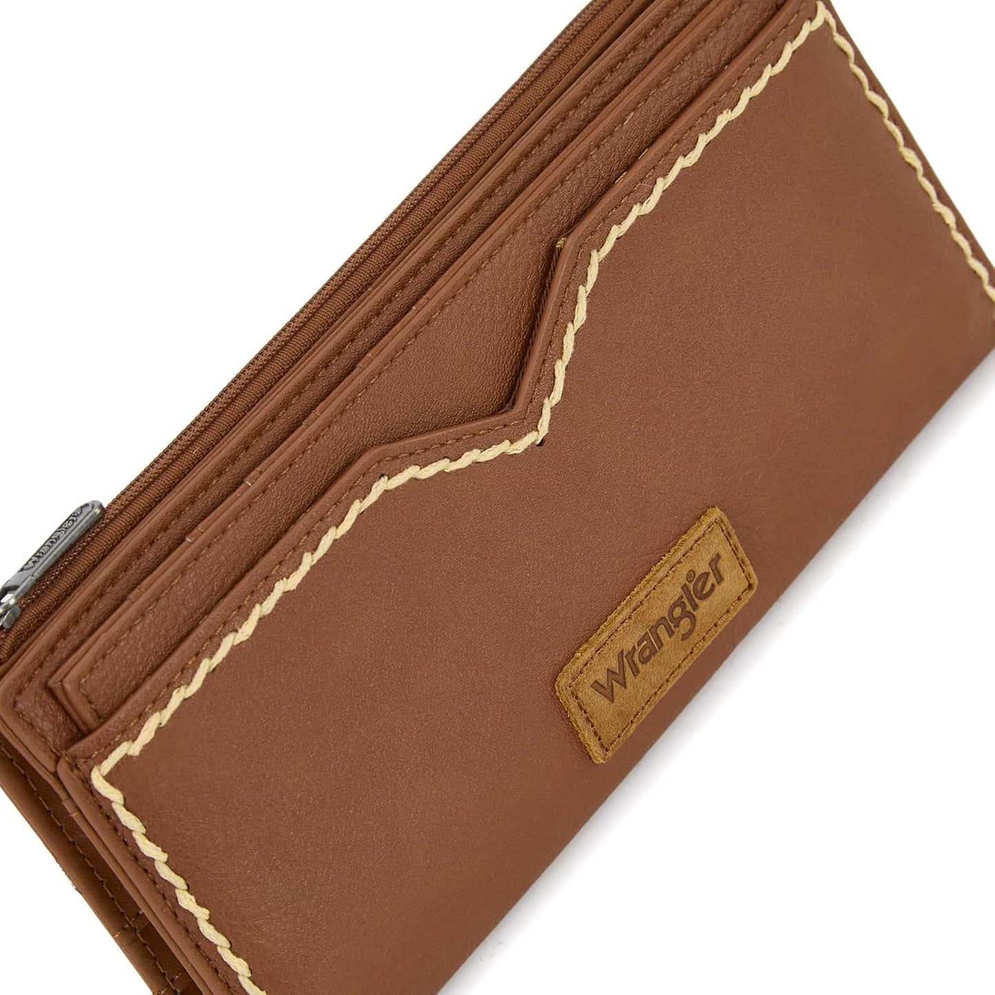 HOTMontana West Wrangler Women's Wallets Bifold RFID Blocking Wallets for Women Clutch Crdeit Card Holder with Zipper Coin Pockets