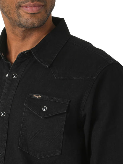 HOTWrangler Men's Iconic Regular Fit Snap Shirt
