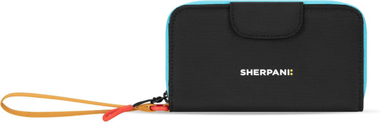 HOTSherpani Tulum, Nylon Zip Around Wallet, Wristlet, Purse with Card Holder Organizer for Women | Lightweight Wallet with Clear ID Window, Small Pouch, Card Cash Holder Organizer, RFID Protection, Clutch for Travel Gift