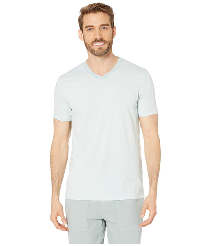 HOTLucky Brand Men's Venice Burnout V Neck Tee