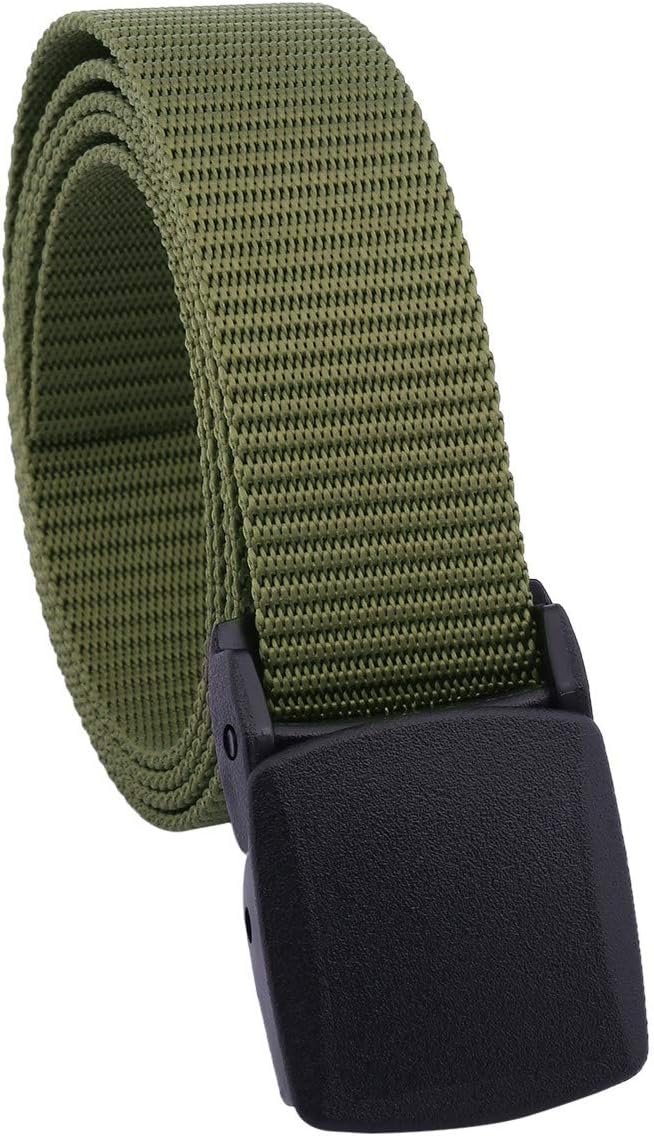 HOTSportmusies Women's Nylon Webbing Military Style Tactical Duty Belt with Plastic Buckle