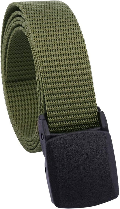 HOTSportmusies Women's Nylon Webbing Military Style Tactical Duty Belt with Plastic Buckle