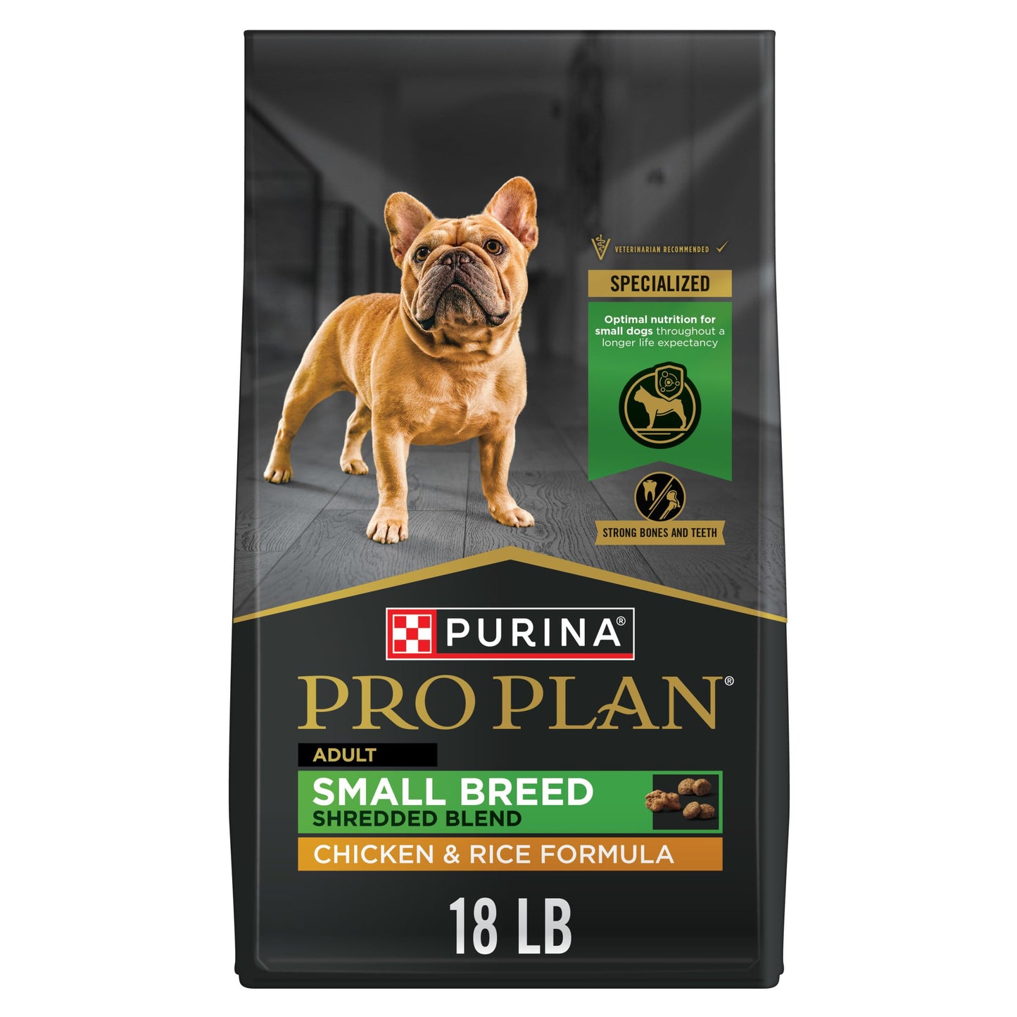 HOTPurina Pro Plan Small Breed Dog Food With Probiotics for Dogs, Shredded Blend Chicken & Rice Formula - 6 lb. Bag