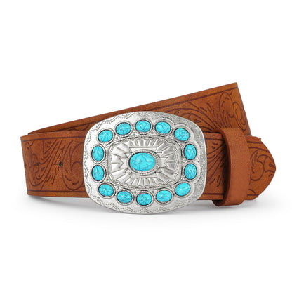 HOTWestern Belts for Women, Womens Cowgirl Country Belt for Jeans