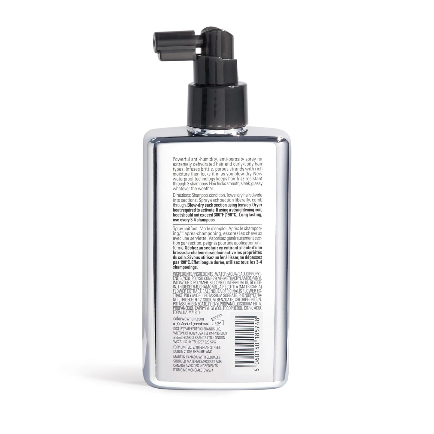 HOTCOLOR WOW Extra Strength Dream Coat, Ultra-Moisturizing Anti-Humidity Treatment with Heat Protectant for Glassy, Frizz-Prone Hair
