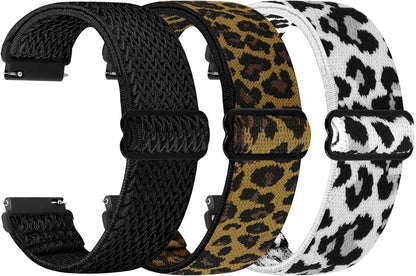 HOTTumpCez Quick Release Watch Band - Choice of Width -18mm 19mm 20mm 22mm 24mm Watch Bands, Solo Loop Adjustable Elastic Nylon Watch Straps Replacement Wristband for Men Women