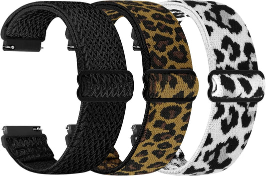 HOTTumpCez Quick Release Watch Band - Choice of Width -18mm 19mm 20mm 22mm 24mm Watch Bands, Solo Loop Adjustable Elastic Nylon Watch Straps Replacement Wristband for Men Women