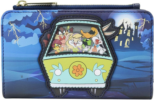 HOTLooney Tunes Warner Bros 100th Anniversary Scooby-Doo Mash-Up Flap Wallet