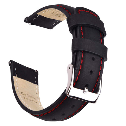HOTRitche Christmas Gift Quick Release Leather Watch Bands Genuine Watch Straps for Men Women Top Grain Leather Watch Strap, White Elephant Gifts, Stocking Stuffers for Men, Father's Day gifts