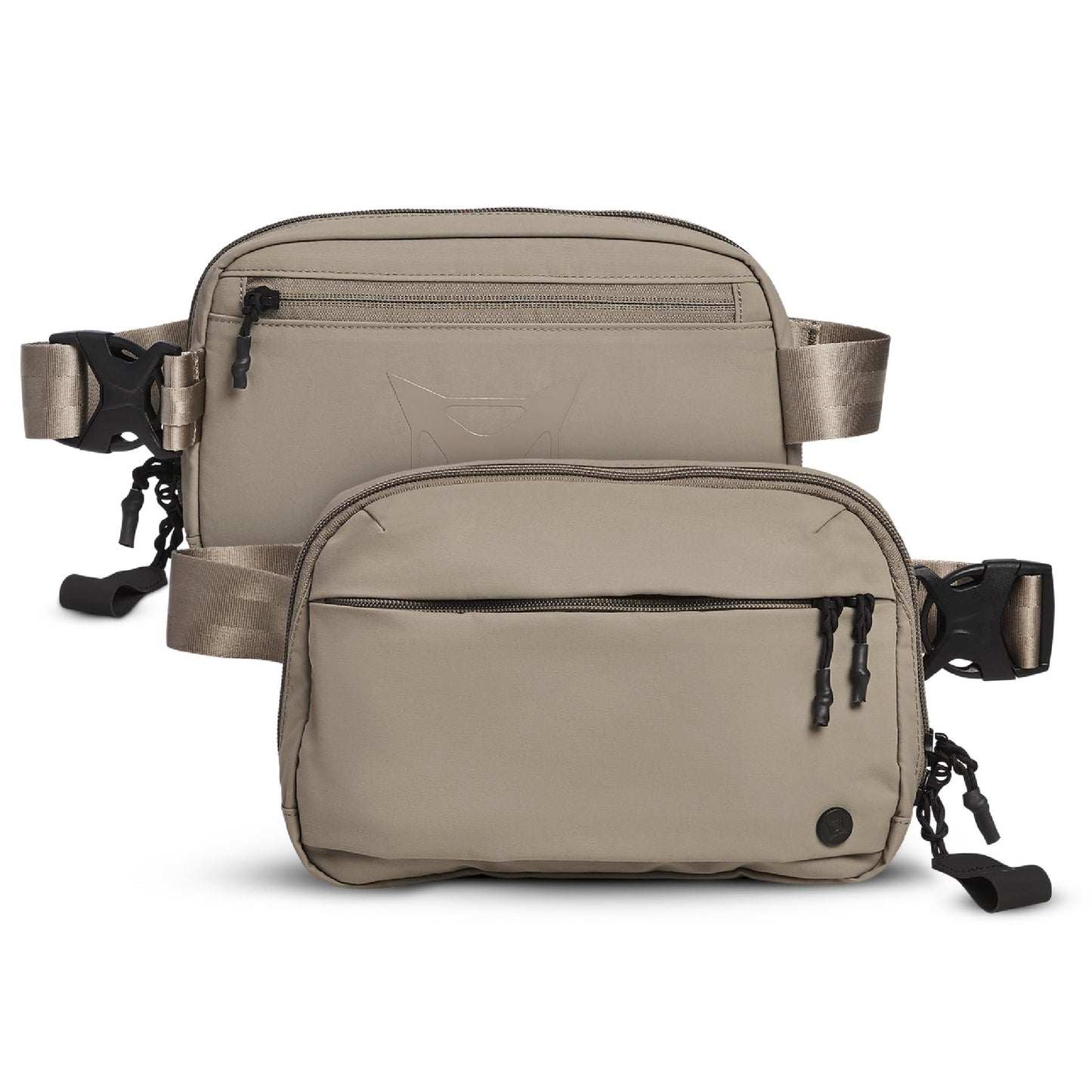 HOTVertx Everyday Tactical Fanny Pack 2.1-100% Nylon Fanny Pack for Men and Women with CCW-Ready Design and Rapid Access Tab - Black - 2L