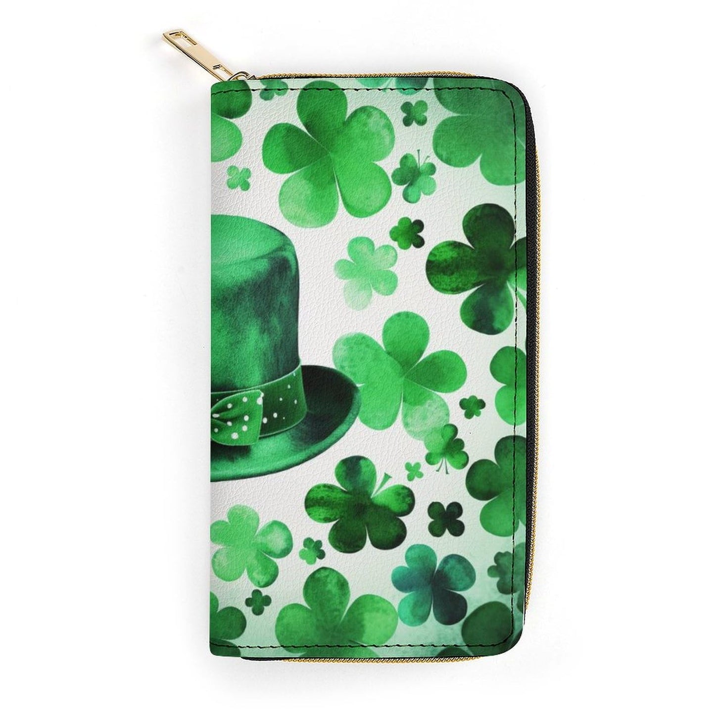HOTTie Dye Rainbow Print Long Wallet for Women Men PU Leather Card Holder Organizer with Zipper Coin Pocket & Cash Slots