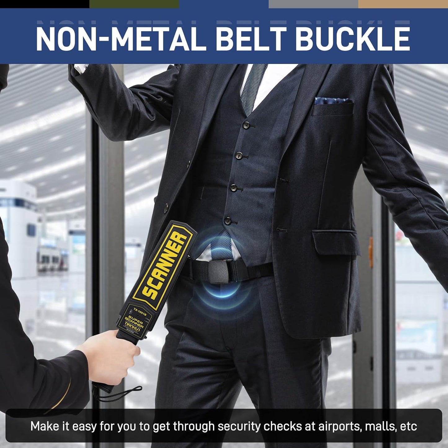 HOTUNGGJKB Tactical Men's Nylon Belts,5 Pack Mens Belts Casual，Military Canvas Outdoor Metal-free Belts