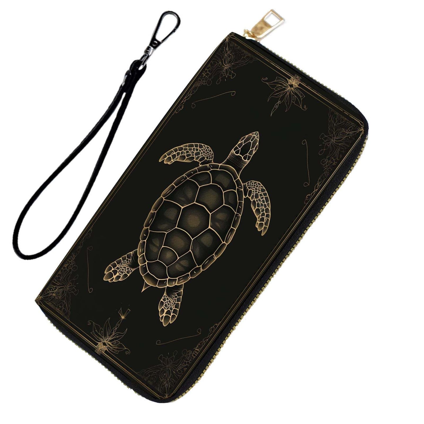HOTRFID Blocking Wristlet Wallet for Women & Teen Girls-Large Capacity Leather Phone Clutch with Removable Strap,