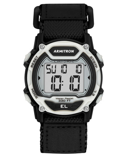 HOTArmitron Sport Unisex Digital Chronograph Nylon Strap Watch, 45-7004