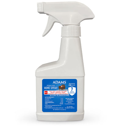 HOTADAMS Flea & Tick Home Spray for Indoor House Treatment, Tick and Flea Spray for Home, Carpet, Furniture & Pet Bedding, Controls Bed Bugs, Cockroaches, Spiders & Mosquitoes, 24 oz