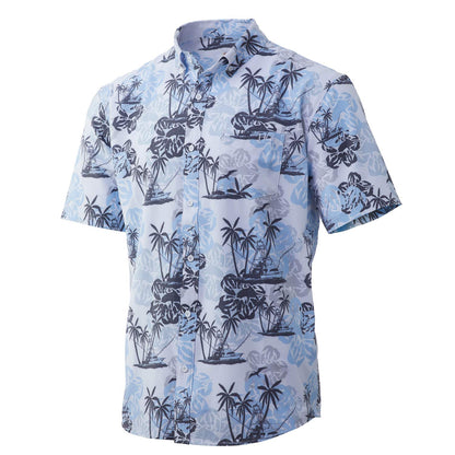 HOTHUK Mens Kona Short Sleeve Shirt | Performance Button Down