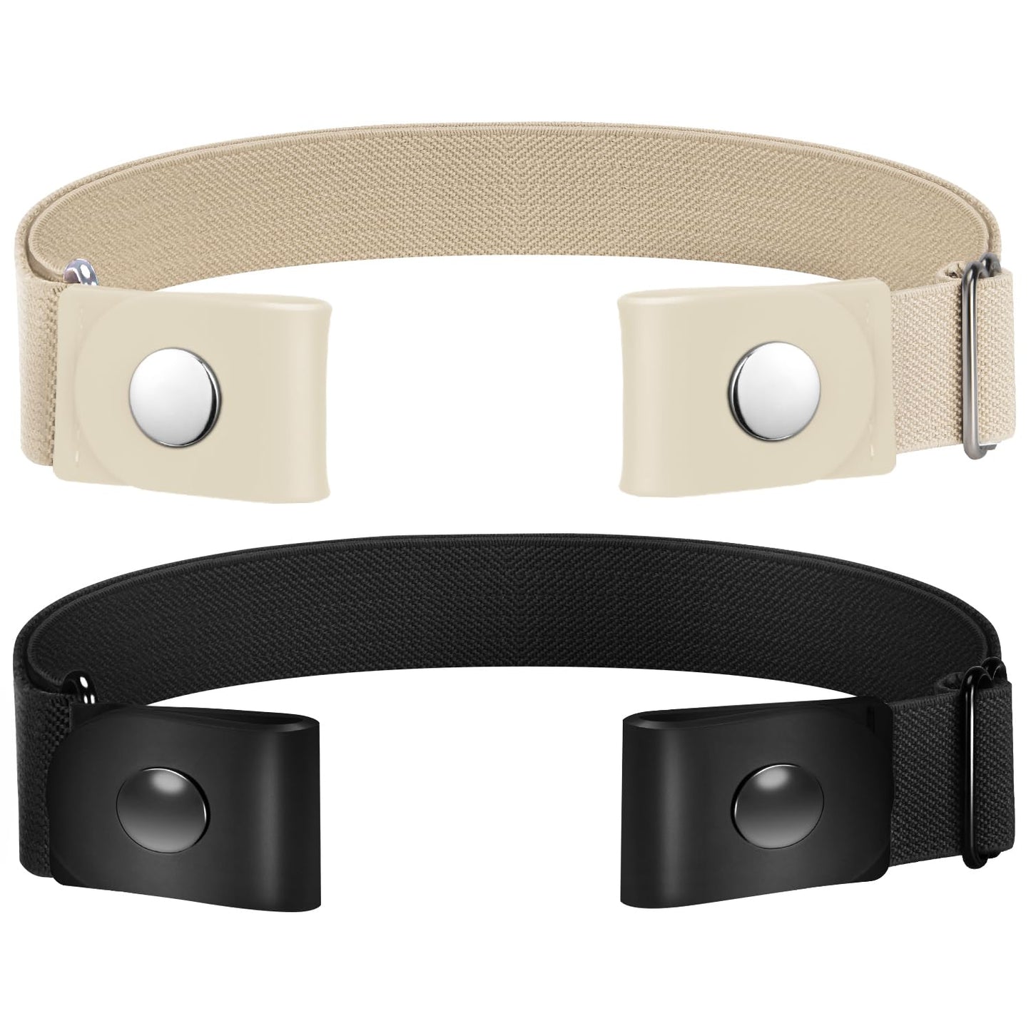 HOTTOURZOO Belts for Women/Men Buckle Free Elastic Belt Invisible No Buckle Stretch Waist Belt For Jean Pants,Dresses,No Bulge
