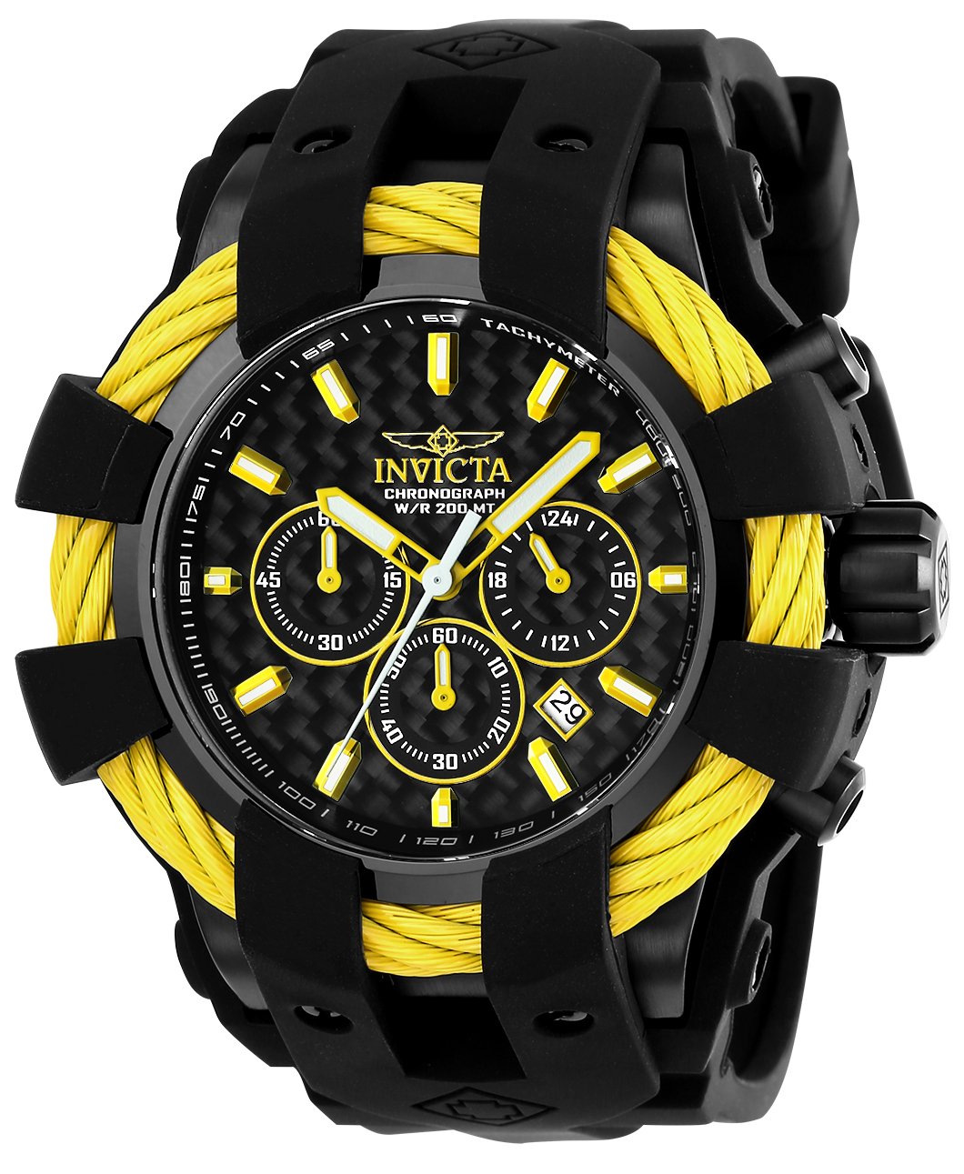 HOTInvicta Men's 23855 Bolt Analog Display Quartz Black Watch