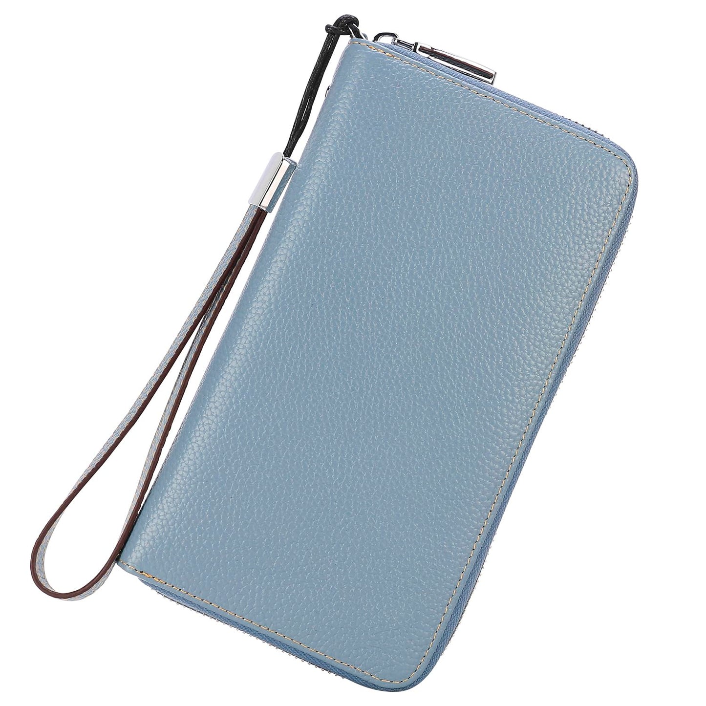 HOTLavemi Small Compact Women Wallet RFID Blocking Genuine Leather Bifold Purse with ID Windows