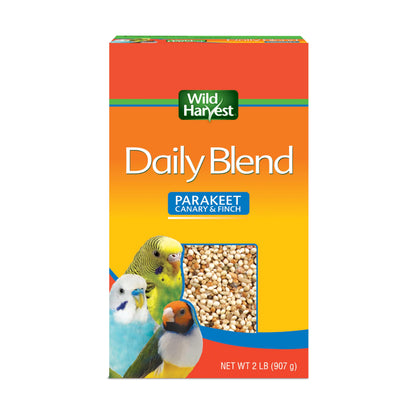 HOTWild Harvest Daily Blend Nutrition Diet for Parakeet, Canary and Finch 10 Pounds, Orange flavour