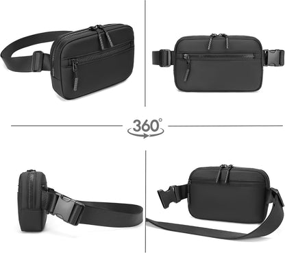HOTFORZAROCKET Plus Size Fanny Pack, 70-Inch Extended Strap Belt Bag, Crossbody Sling for Women & Men
