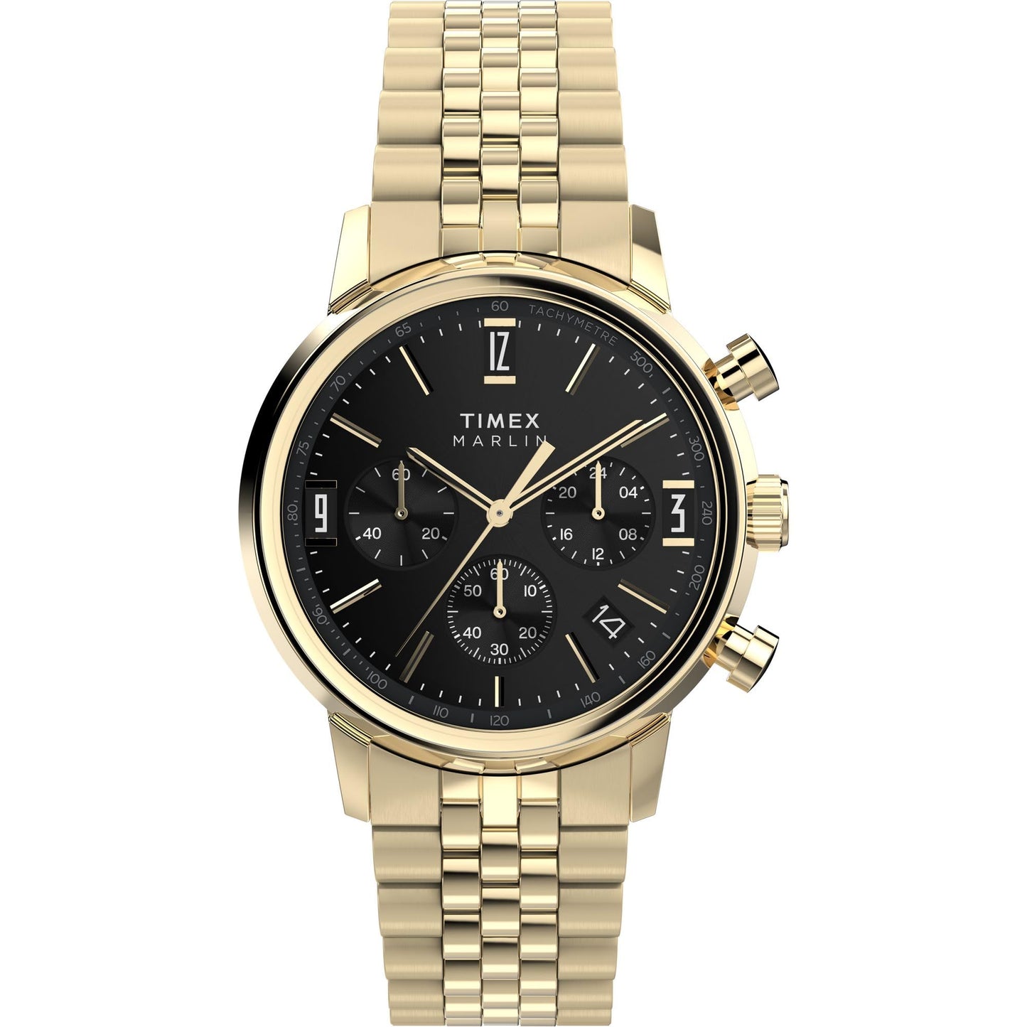 HOTTimex Marlin Chronograph Tachymeter 40mm Men’s Analog Watch | Retro Design | 50M Water Resistance