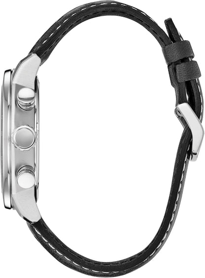 HOTCitizen Men's Eco-Drive Weekender Brycen Chronograph Watch in Stainless Steel