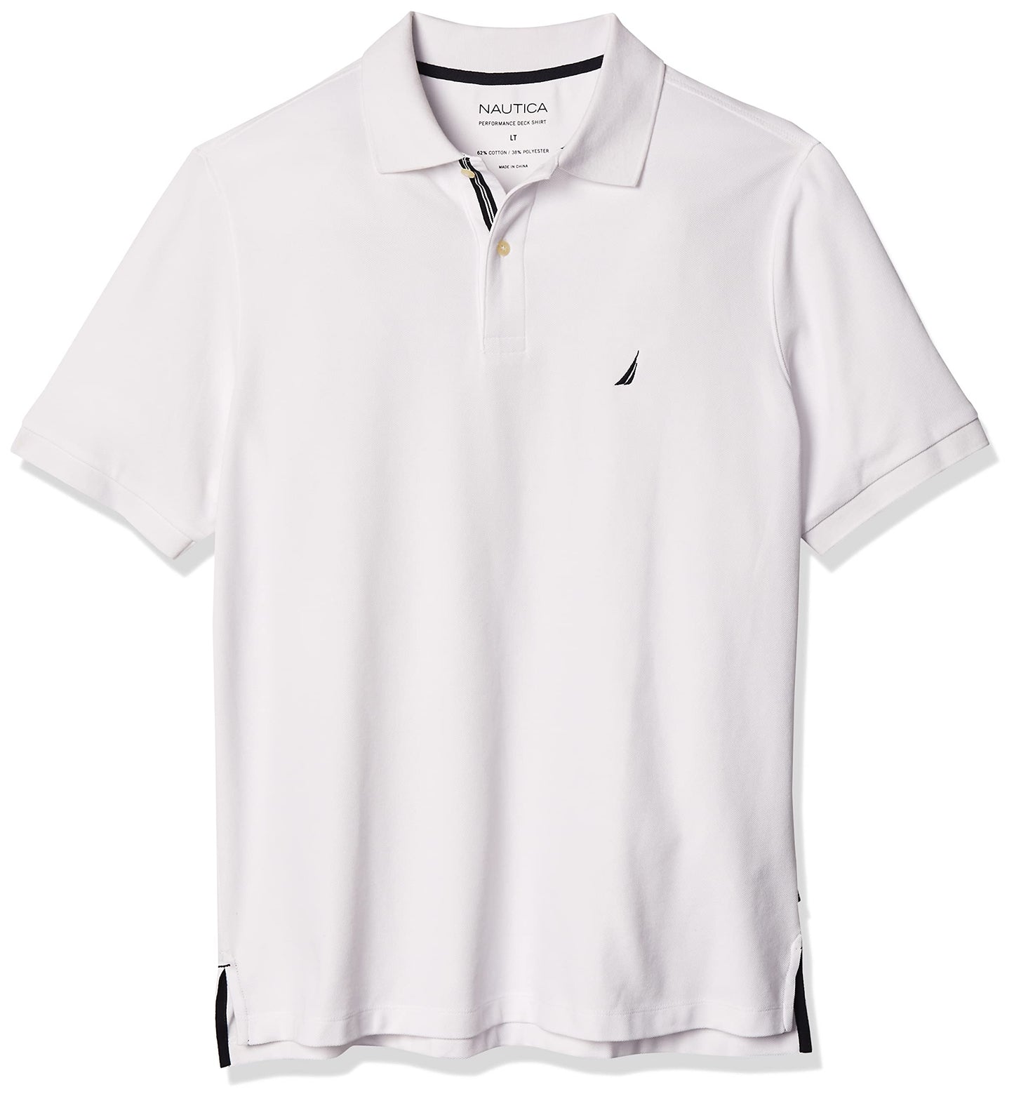 HOTNautica Men's Big and Tall Classic Fit Short Sleeve Solid Performance Deck Polo Shirt | Designed Exclusively for Big & Tall Men