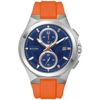 HOTBulova Marc Anthony Sport Strap Quartz Watch, Stainless Steel, Sapphire Crystal