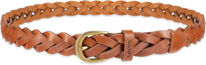 HOTLevi's Women's Fully Adjustable Casual Leather Braided Belt for Jeans and Dresses