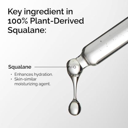HOTThe Ordinary 100% Plant-Derived Squalane, for Skin and Hair, Lightweight Hydration, and Moisture Barrier Support, 1 Fl Oz