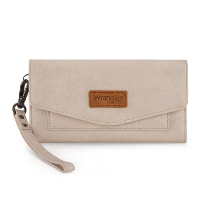 HOTMontana West X Wrangler Wallets for Women Ladies Female Bifold Card Cases Money Organizer Minimalist Travel Wallet with Rfid Lining and ID Window