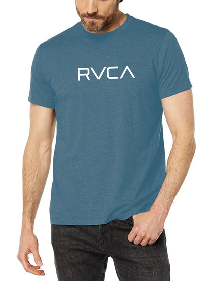 HOTRVCA Mens Short Sleeve Lightweight Lounge Crew Tee Loungewear Crew Neck
