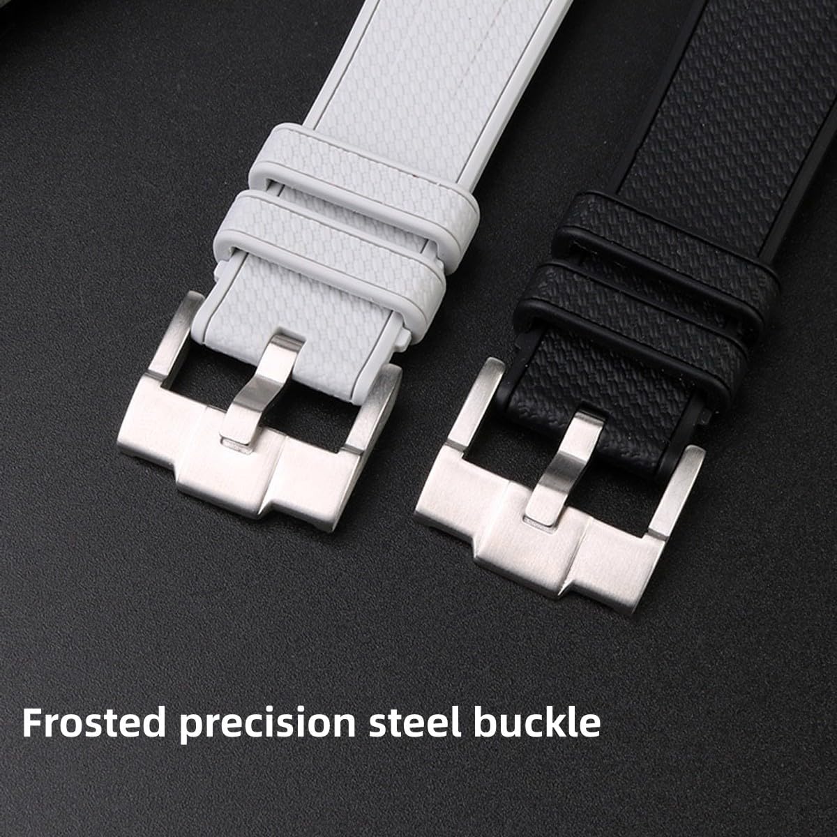 HOTBands for Moonswatch Watch Rubber for Omega x Swatch MoonSwatch 20mm Rolex Seiko Watch Silicone Men with Stainless Steel Replacement Bracelet Original Bracelet Omega x Swatch MoonSwatch Speedmaster