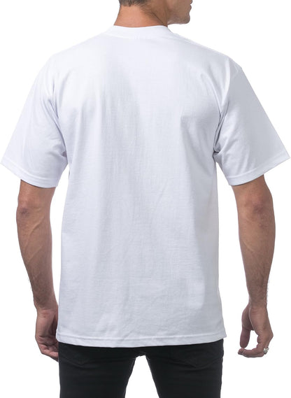 HOTPro Club Men's 3-Pack Heavyweight Cotton Short Sleeve Crew Neck T-Shirt