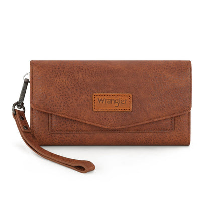 HOTMontana West X Wrangler Wallets for Women Ladies Female Bifold Card Cases Money Organizer Minimalist Travel Wallet with Rfid Lining and ID Window