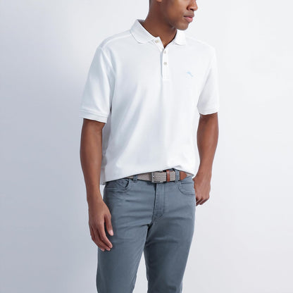 HOTTommy Bahama Men's Two Tone Stretch Web Belt