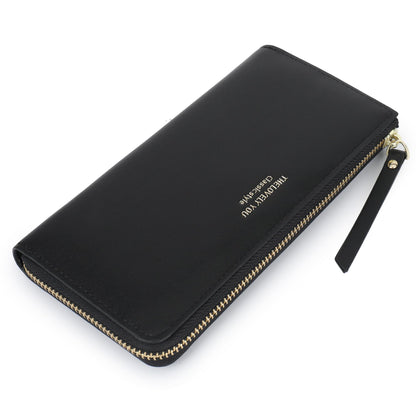 HOTLuxury Women Wallet With Cell Phone Pouch,Card Slots,Zip Pocket | Green Elegant Clutch Ladies Wallets,Soft PU Leather,Waterproof,Cards Organization For Women,Ladies,Daily,Travel