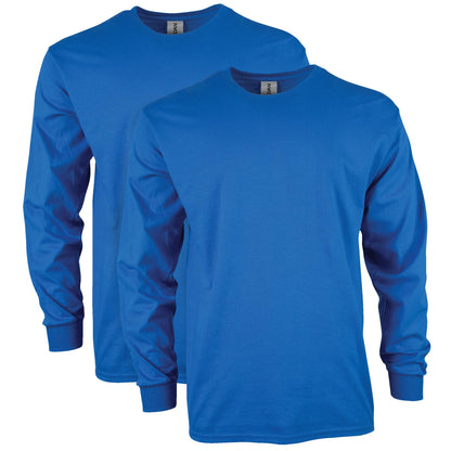 HOTGildan Adult Ultra Cotton Long Sleeve T-Shirt, Style G2400, Multipack