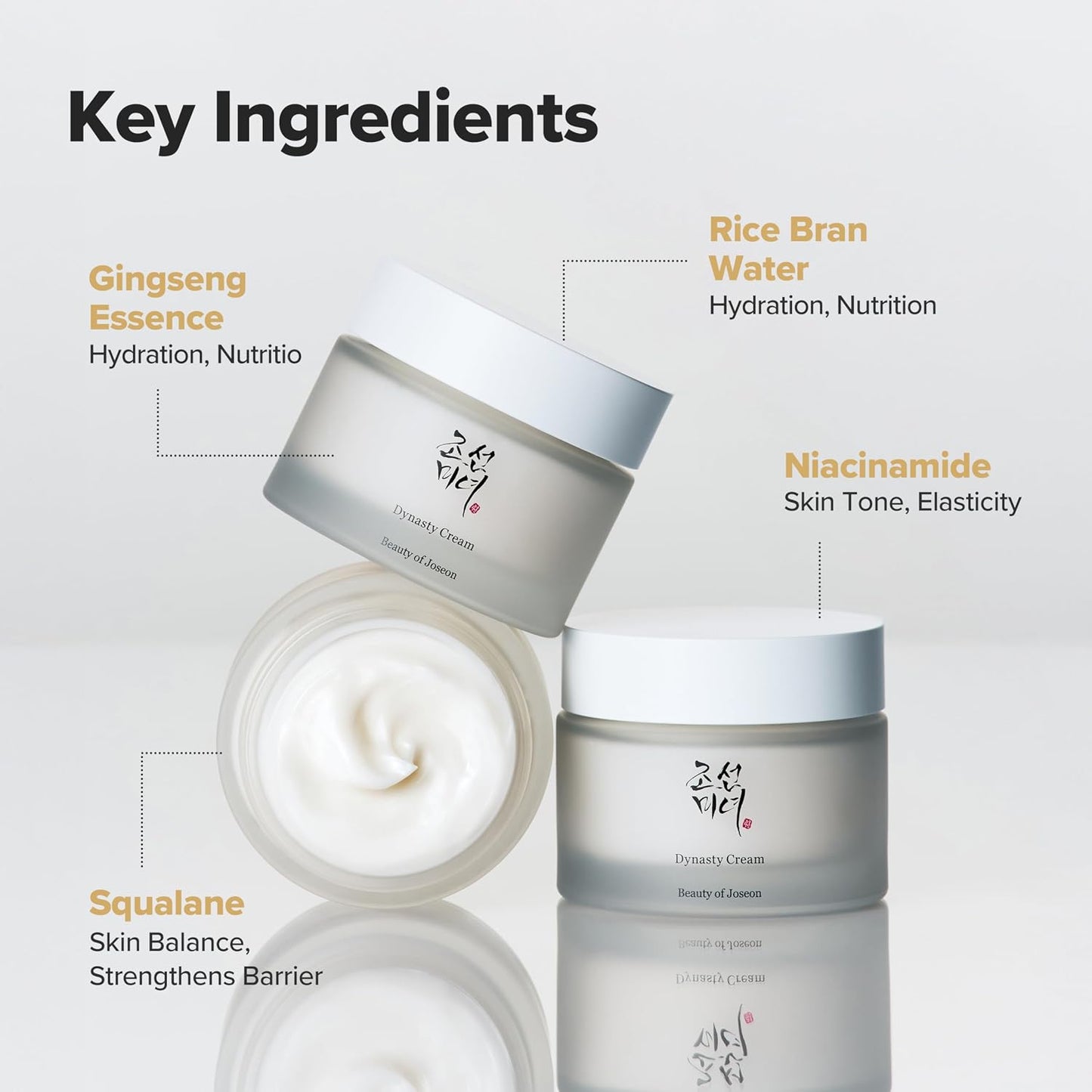 HOTBeauty of Joseon Dynasty Cream Hydrating Face Moisturizer for Dry, Sensitive Skin, Korean Skincare for Men and Women 50ml, 1.69 fl.oz.