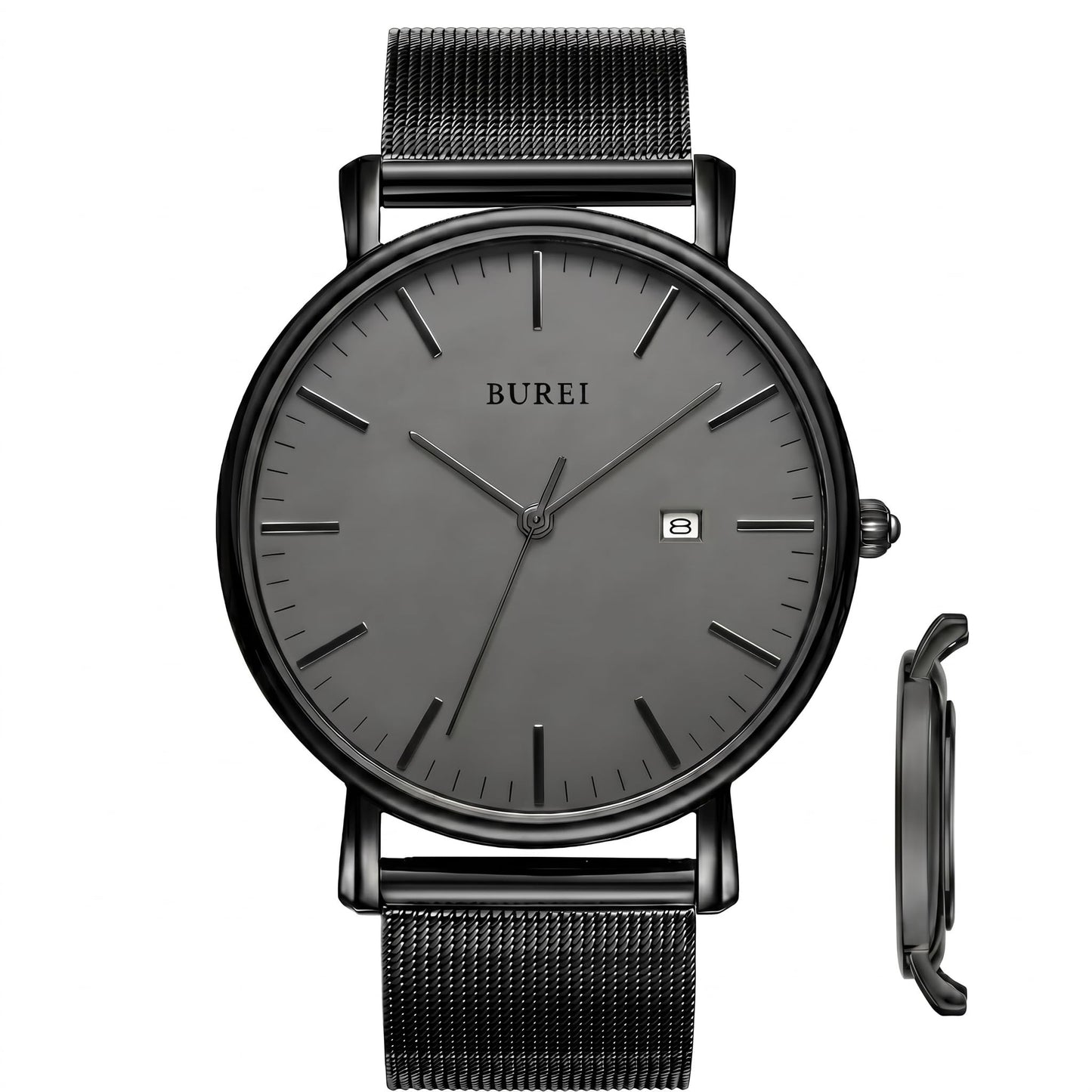 HOTBUREI Men Wrist Watches Fashion Minimalist Thin Analog Quartz Waterproof Watches for Men, Refined Gifts for Men, Boyfriend, Husband, Dad