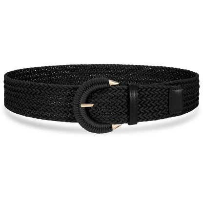 HOTBraided Belt for Women Dress Summer Ladies Woven Wide Boho Belt for Jeans