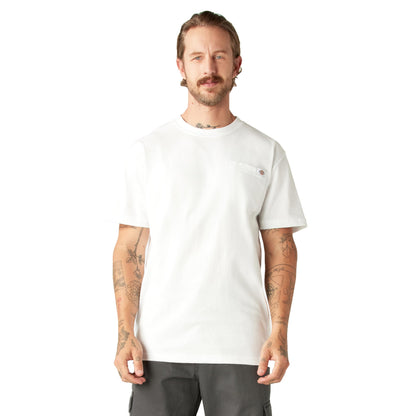 HOTDickies Men's Heavyweight Heathered Short Sleeve Pocket T-Shirt