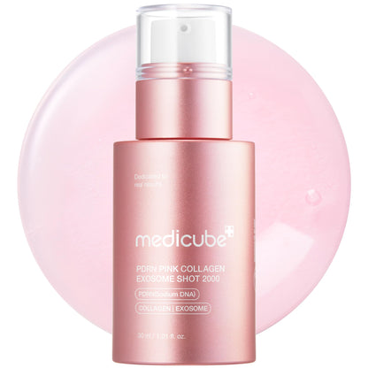 HOTmedicube Exosome Shot Zero 7,500 PPM Spicule Facial Serum | Liquid Skin Booster Serum | Exosome, AHA+BHA+PHA | Pore Care, Dead Skin Cells, Skin Texture | Korean Skincare, 1.01 fl.oz