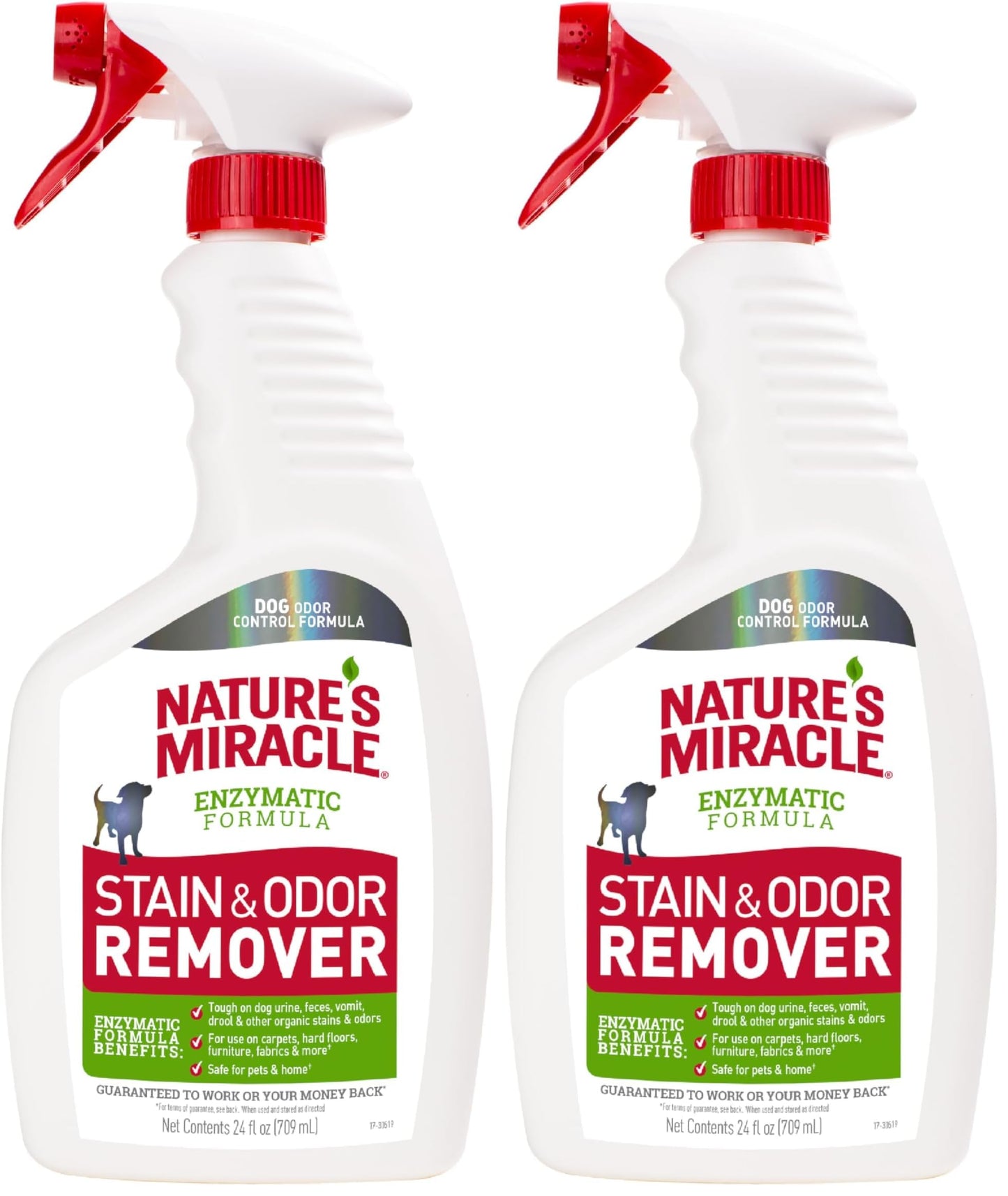 HOTNature’s Miracle Stain and Odor Remover Dog, 32 Ounces, Everyday Mess Enzymatic Odor Control Formula