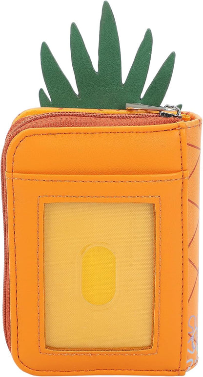 HOTSpongebob Squarepants Pineapple House 4.5" Women's Zip Around Card Wallet