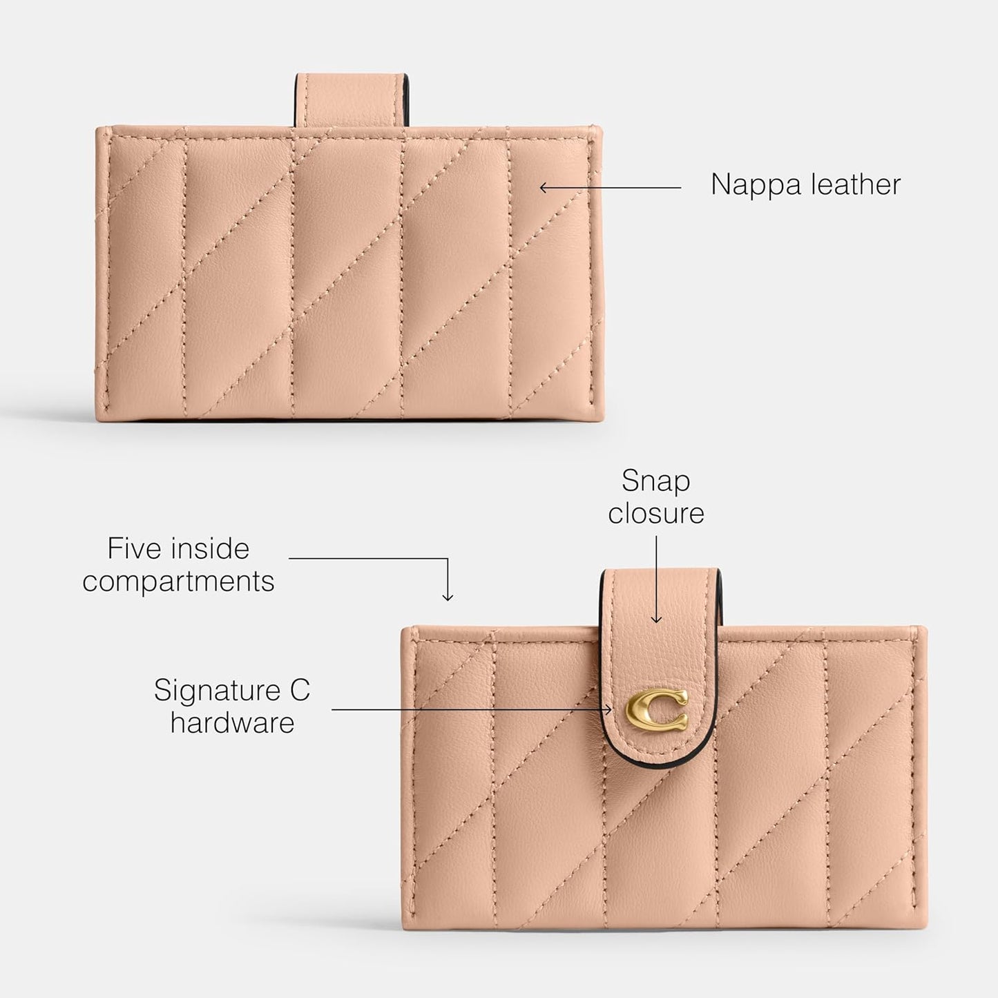 HOTCOACH Quilted Essential Multi Card Holder