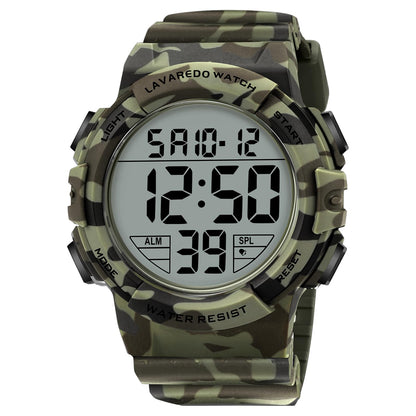 HOTMens Digital Watch, Sport Military Watches for Men Waterproof LED Screen Large Face Tactical Watch with Backlight Alarm Stopwatch Wrist Watch