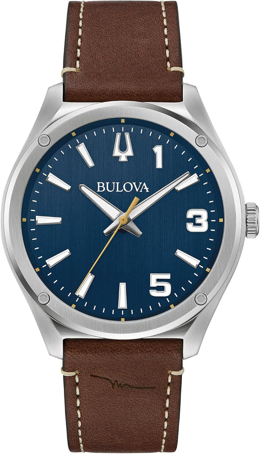 HOTBulova Marc Anthony Sport Strap Quartz Watch, Stainless Steel, Sapphire Crystal